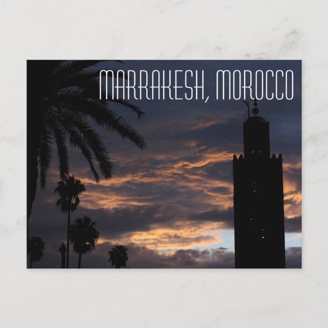 Marrakesh, Morocco Postcard Postkarte (Vorderseite)