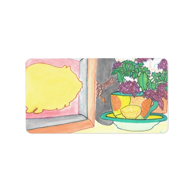 Marranito Adressaufkleber (Vorne)