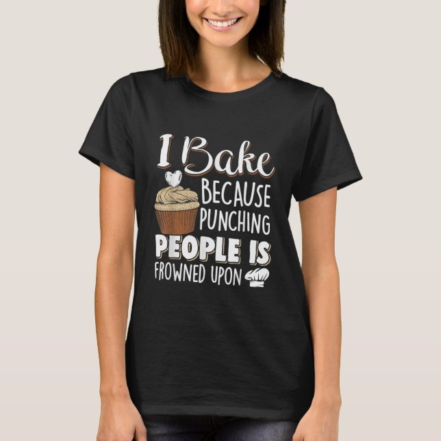 marrant cupcake boulangers mot art T-shirt (Devant)
