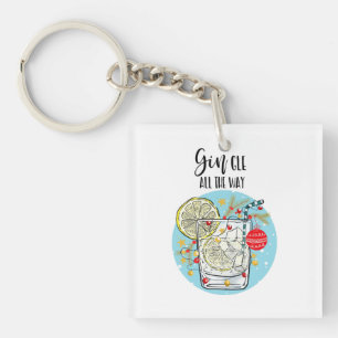 marrant la carte Gin noël jingle tout le long