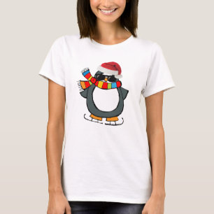 marrant pingouin cool décoration de Noël t-shirt s