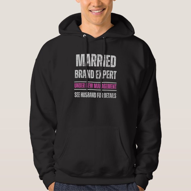 Married Brand expert under new management See husb Hoodie (Vorderseite)