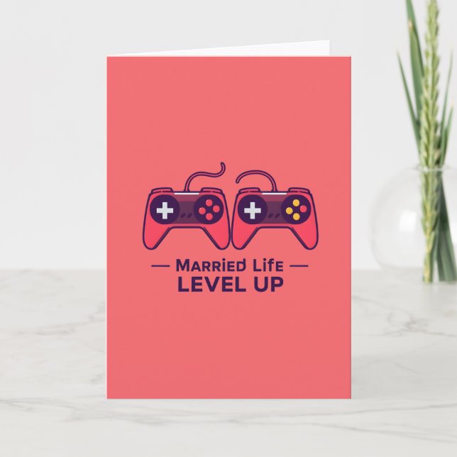 Married Life Level Up Gaming Art Karte (Vorderseite)