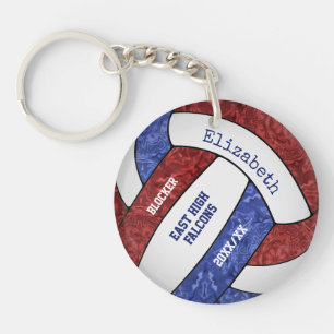 marron bleu équipe personnalisée couleurs volleyba