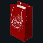 Marry CHRISTmas Chalkboard Kalligraphie Christlich Kleine Geschenktüte<br><div class="desc">Wir sagen "Frohe Weihnachten" sehr oft während der Saison, aber manchmal vergessen wir, woher dieser Gruß eigentlich kommt. Hier ist ein wunderbar elegantes Stück Handschrift im modischen Chalkboard-Look, um einen sanften Rücken in die Richtung Jesus zu geben. Berufliche Kalligraphie von Ivan Angelic. Zeigen Sie Ihren CHRISTmas Geist. Finden Sie dieses...</div>