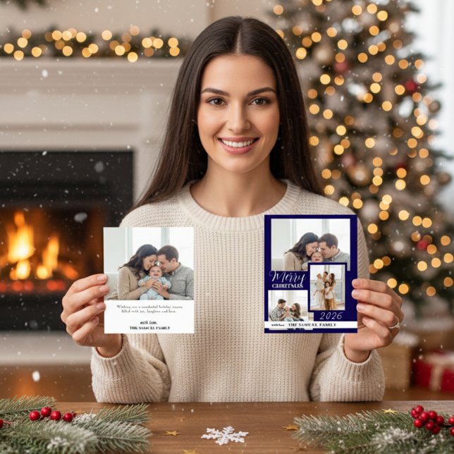 Marry Christmas Holiday Photo Card (Von Creator hochgeladen)