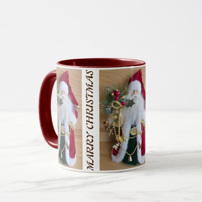 MARRY CHRISTMAS TASSE (Vorderseite Links)
