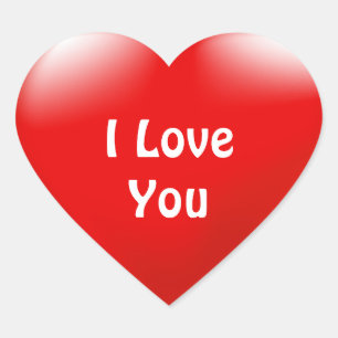 Marry Me Liebe You Red Heart Vorschlag Aufkleber