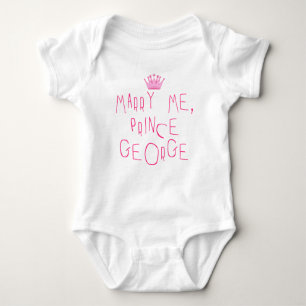 Marry Me Prince George Baby Strampler