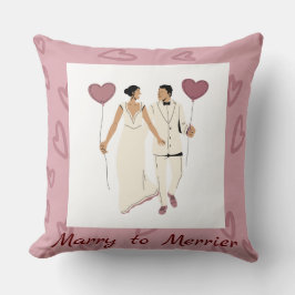 MARRY TO MERRIER DURCH PILLOW KISSEN