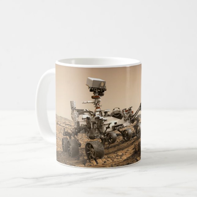 Mars 2020 Rover Kaffeetasse (Vorderseite Links)