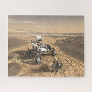 Mars 2020 rutschten auf der Oberfläche der Mars.