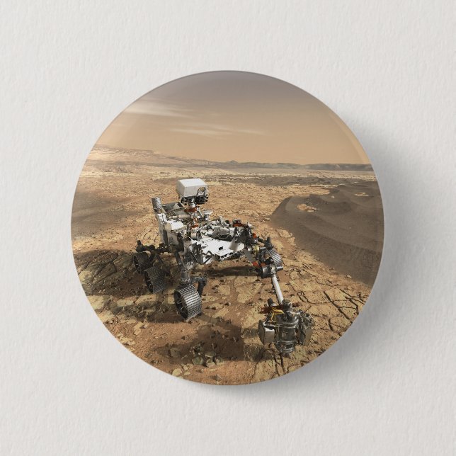Mars 2020 rutschten auf der Oberfläche der Mars. Button (Vorderseite)