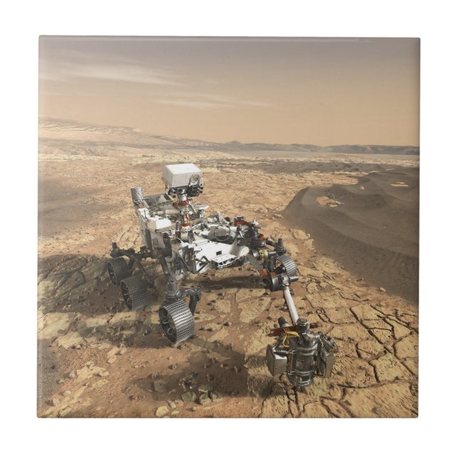 Mars 2020 rutschten auf der Oberfläche der Mars. Fliese (Vorderseite)