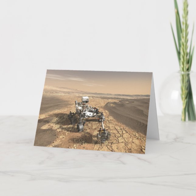 Mars 2020 rutschten auf der Oberfläche der Mars. Karte (Vorderseite)