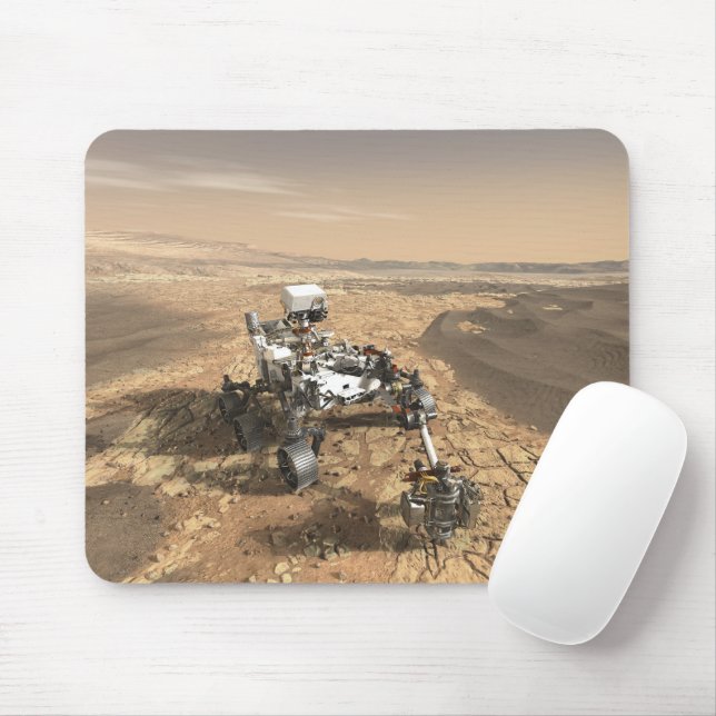 Mars 2020 rutschten auf der Oberfläche der Mars. Mousepad (Mit Mouse)
