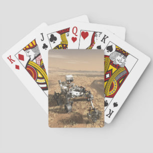 Mars 2020 rutschten auf der Oberfläche der Mars. Spielkarten