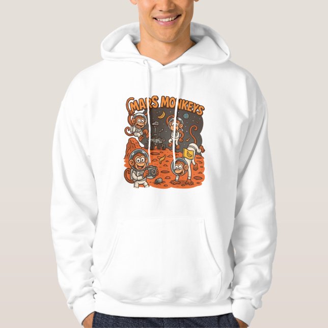 Mars Affen Hoodie (Vorderseite)