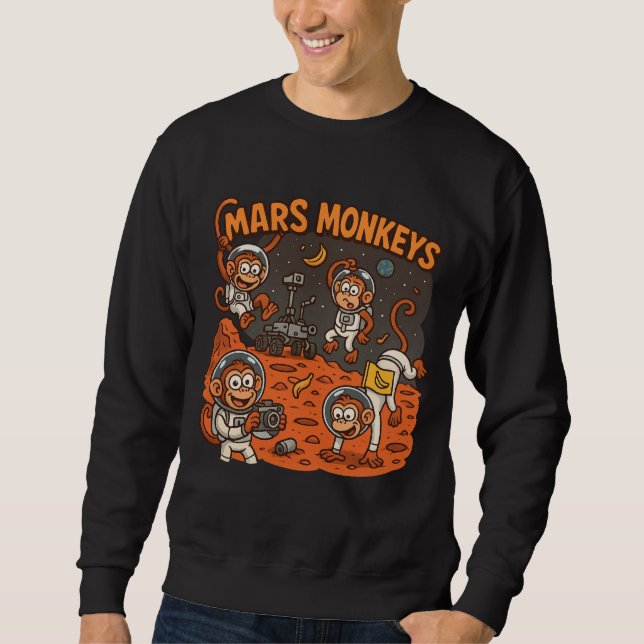 Mars Affen Sweatshirt (Vorderseite)