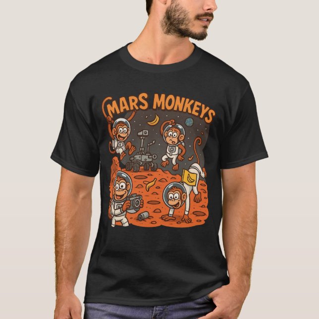 Mars Affen T-Shirt (Vorderseite)