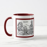 Mars Ares God of War Greco Roman Chariot Cartoon