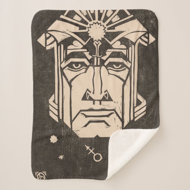 Mars Ares God of War Griechische Mythologie Black Sherpadecke (Vorderseite)