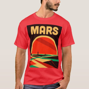 Mars Art Deco Design T-Shirt