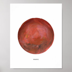 Mars Art Print Poster