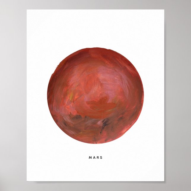 Mars Art Print Poster (Vorne)