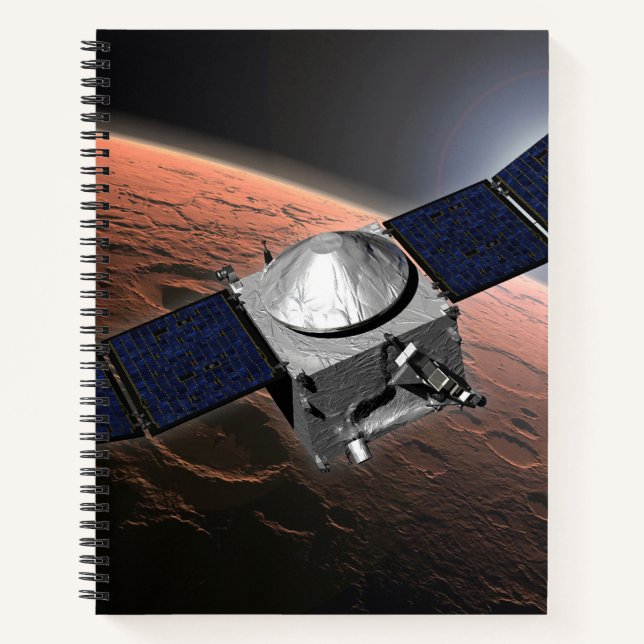 Mars Atmosphäre und Volatile Evolution Mission. Notizbuch (Vorderseite)