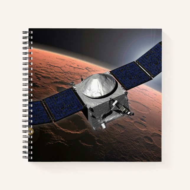 Mars Atmosphäre und Volatile Evolution Mission. Notizbuch (Vorderseite)