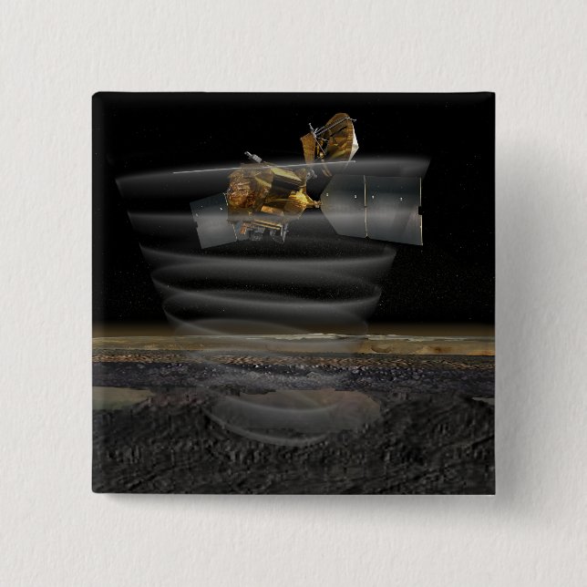 Mars Aufklärungsradar Orbiters Radar bei der Arbei Button (Vorderseite)