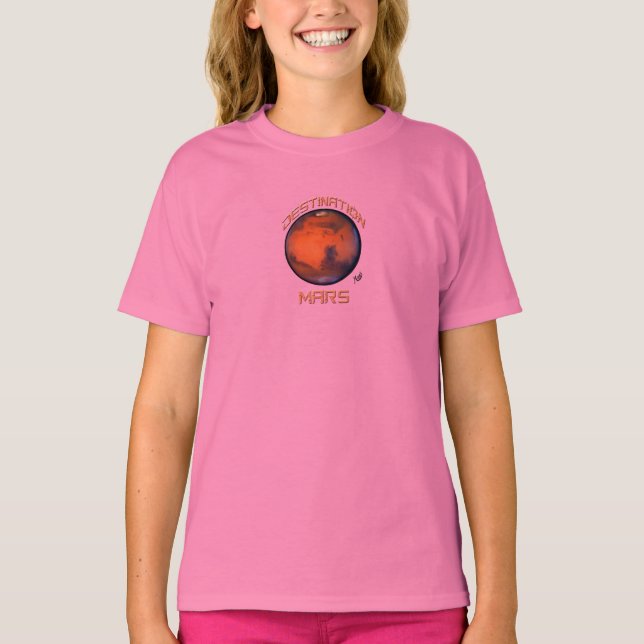 Mars Babydoll T - Shirt für Mädchen (Vorderseite)