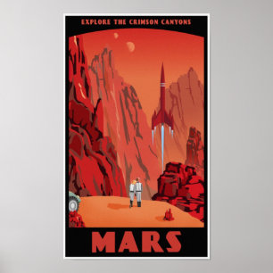 Mars besuchen poster