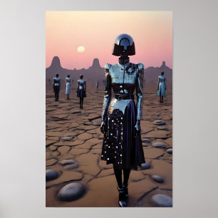 Mars brauchen Cyborg-Frauen Poster