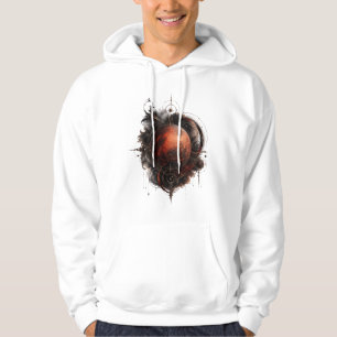 Mars Crimson Orbit Celestial Gothic Kapuzenpullove Hoodie