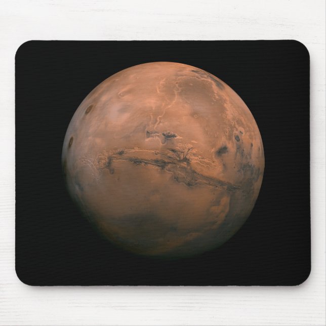 Mars (Der rote Planet) Mousepad (Vorne)