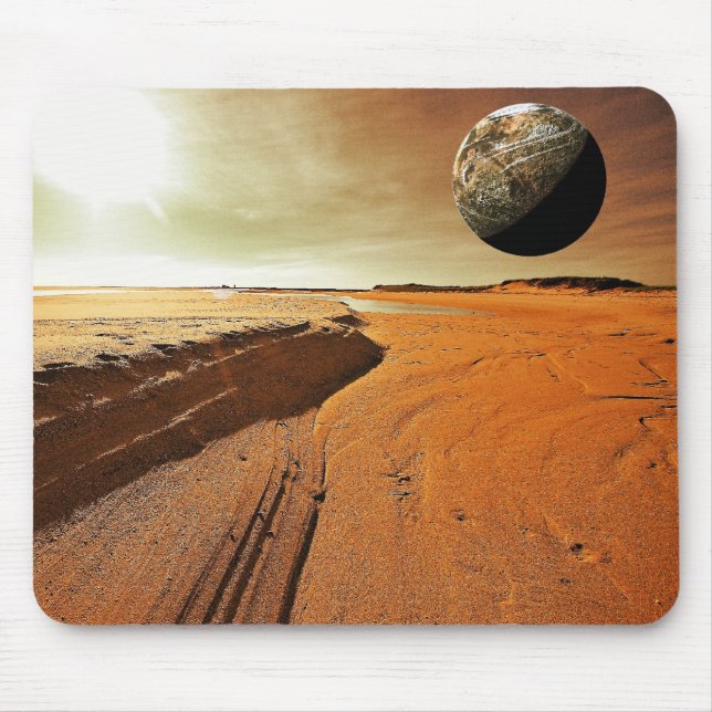 Mars der rote Planet Mousepad (Vorne)