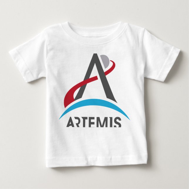 Mars des NASA Artemis-Programms 2024 Astronaut Baby T-shirt (Vorderseite)