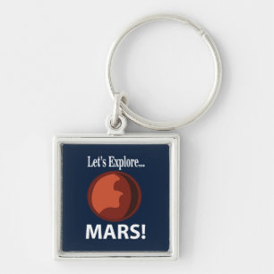 Mars entdecken Mars Schlüsselanhänger