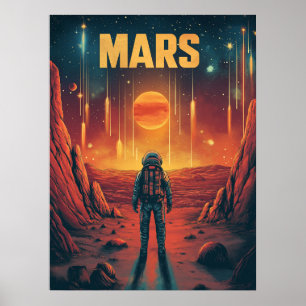 Mars: Entdecken Sie den Roten Planeten Poster