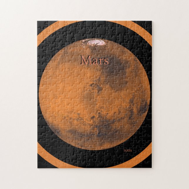 Mars Globe von der NASA (Vertikal)