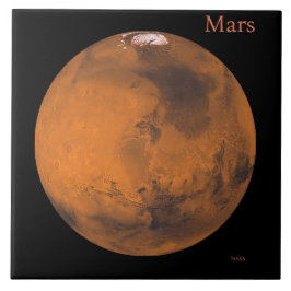 Mars Globe von der NASA Fliese