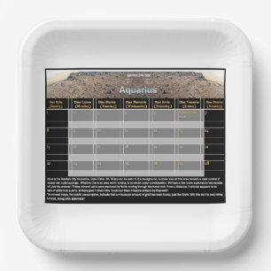 Mars Gold Pappteller