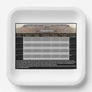 Mars Gold Pappteller