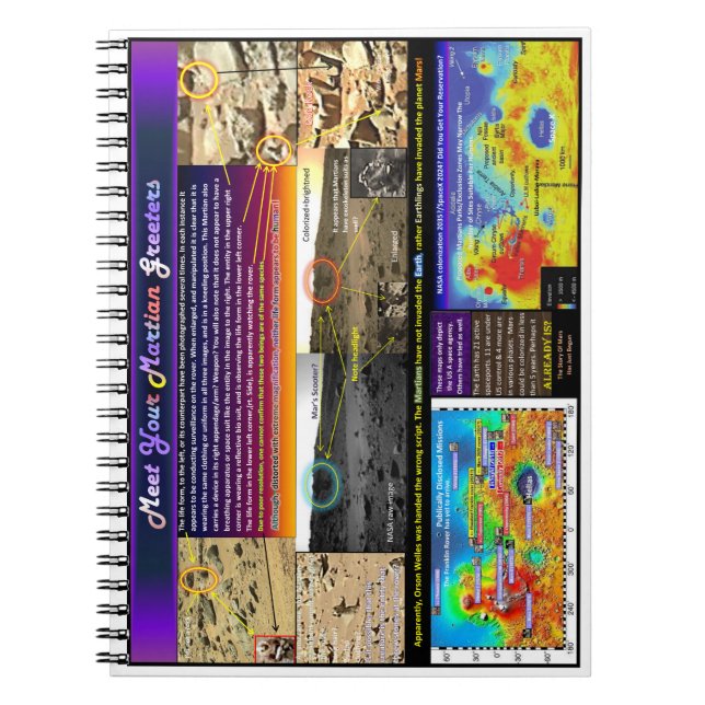 Mars Greeters Notizblock (Vorderseite)