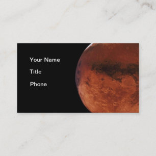 Mars-Handelsunternehmen Visitenkarte