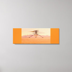 MARS HELICOPTER LEINWANDDRUCK