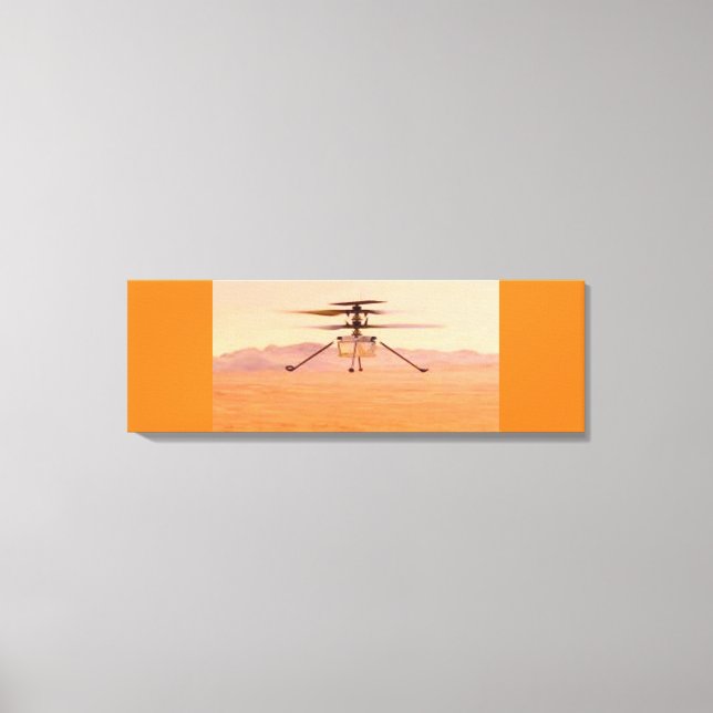 MARS HELICOPTER LEINWANDDRUCK (Vorderseite)