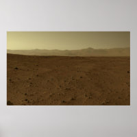 Mars Horizon über Neugier Rover